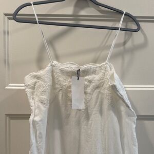 Zara white midi dress